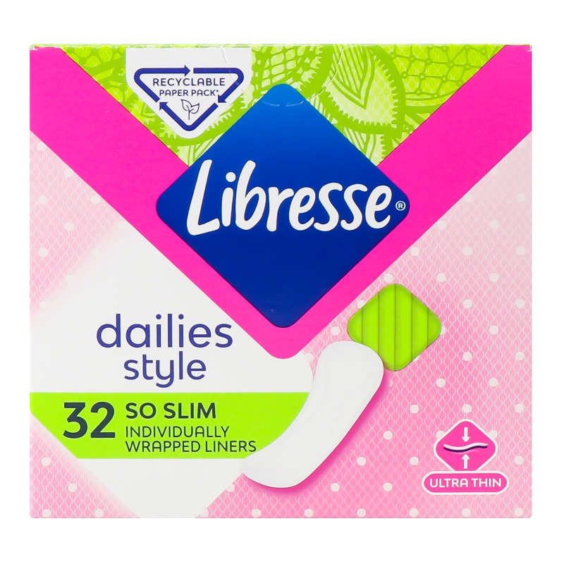 Прокладки гігієнічні Libresse Dailies style So Slim 32